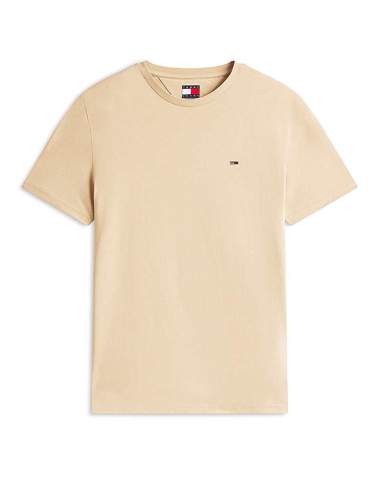 TOMMY JEANS T-Shirt Slim Fit beige   S herren